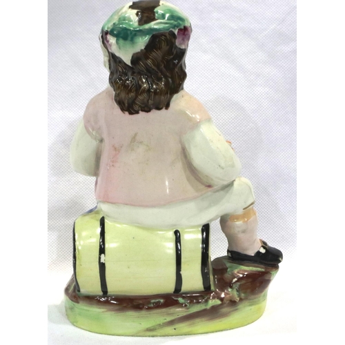 280 - Early John Bull Royal Staffordshire figurine, H: 19 cm, no cracks or chips. P&P Group 2 (£18+VAT for... 