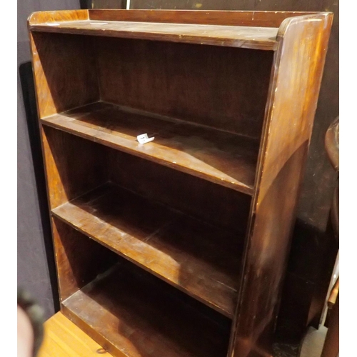 1574 - Oak bookcase of four shelves, 60 x 20 x 90 cm H. Not available for in-house P&P