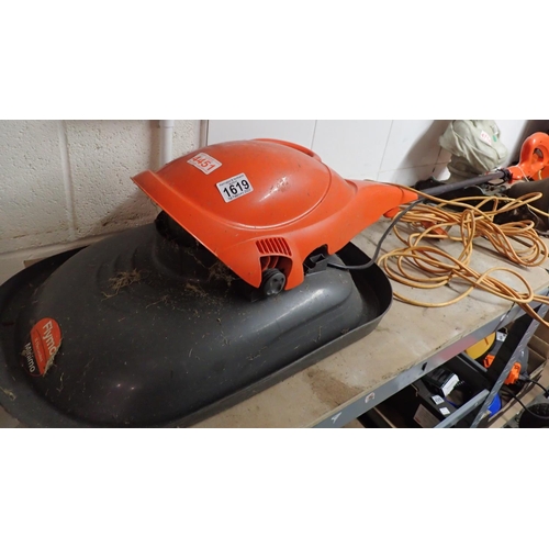 1619 - Flymo electric mower. All electrical items in this lot have been PAT tested for safety and have pass... 