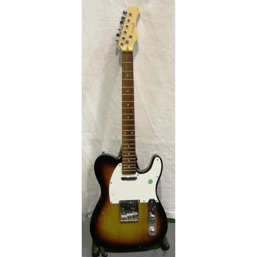 404 - Stagg electric guitar. P&P Group 3 (£25+VAT for the first lot and £5+VAT for subsequent lots)