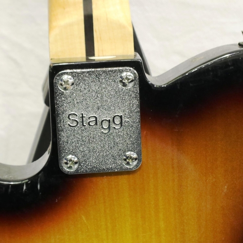 404 - Stagg electric guitar. P&P Group 3 (£25+VAT for the first lot and £5+VAT for subsequent lots)