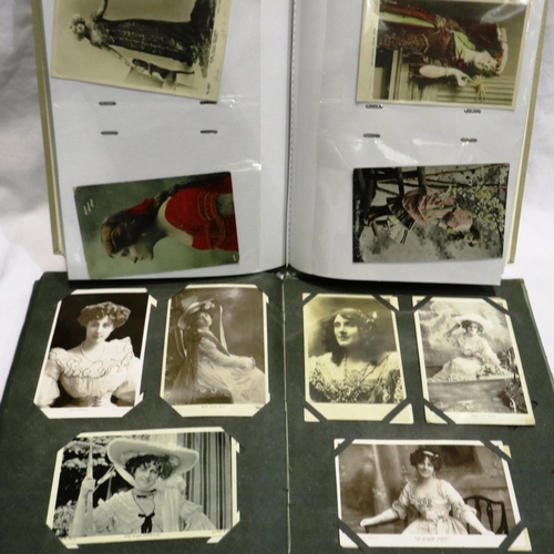 365 - Approximately 250 vintage postcards, Theatre and Theatrical subjects. P&P Group 1 (£14+VAT for the f... 