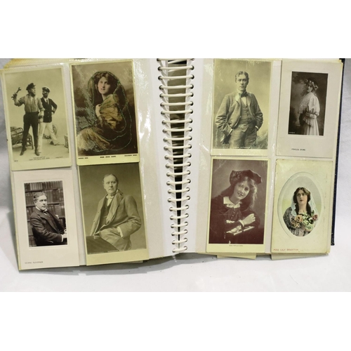 367 - Approximately 180 vintage postcards, Theatre and Theatrical subjects. P&P Group 1 (£14+VAT for the f... 