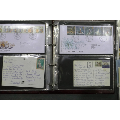 368 - Six albums of Royal Mail first day covers and others. P&P Group 3 (£25+VAT for the first lot and £5+... 