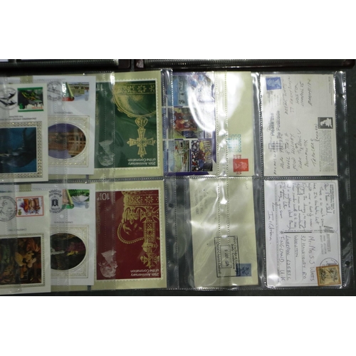 368 - Six albums of Royal Mail first day covers and others. P&P Group 3 (£25+VAT for the first lot and £5+... 