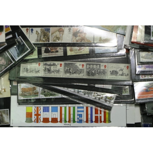 369 - Approximately seventy British Mint stamp sets, early to mid 1980s. P&P Group 1 (£14+VAT for the firs... 