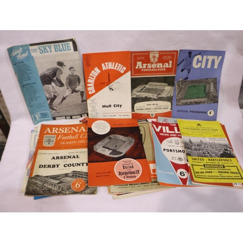 2211E - Approximately sixty mixed First Division football programmes, mainly 1960s. P&P Group 1 (£14+VAT for... 