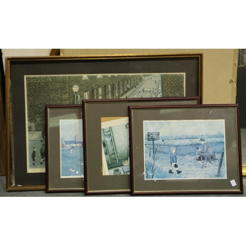 2028 - Tom Dodson (1910-1991): four framed, two pencil-signed, largest 74 x 45 cm. Not available for in-hou... 