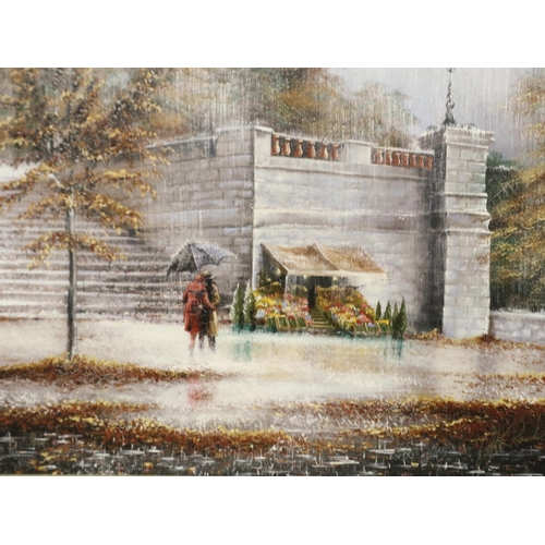 2038 - Jeff Rowland (20th century): limited edition giclée print on canvas, Love Blossoms, 7/150, signed wi... 