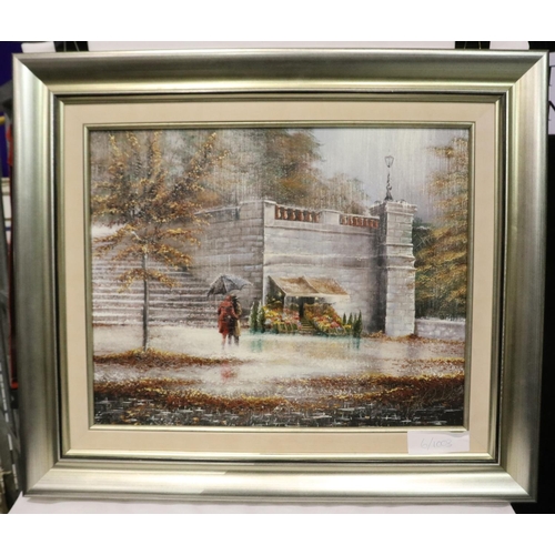 2038 - Jeff Rowland (20th century): limited edition giclée print on canvas, Love Blossoms, 7/150, signed wi... 