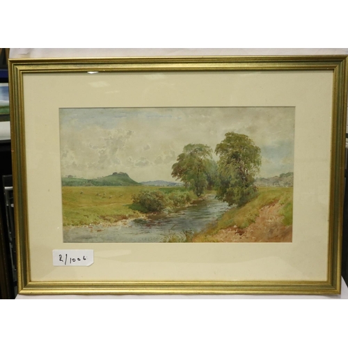 2007 - Cuthbert Rigby (1850-1935): watercolour, a stream through the Lake District, 49 x 29 cm. Not availab... 