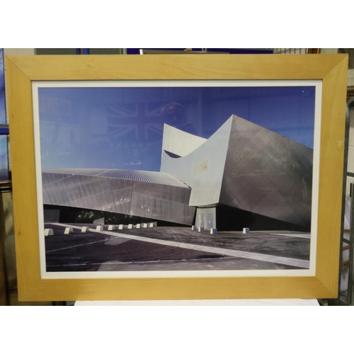 2013 - Professional photograph of The Imperial War Museum in Salford Quays, by unknown photographer, 80 x 5... 