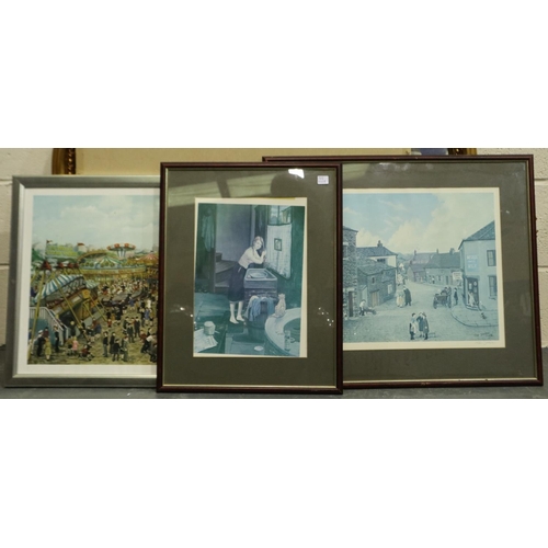 2019 - Tom Dodson (1910-1991): three pencil signed prints, largest 50 x 40 cm. Not available for in-house P... 