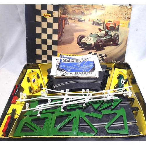 2011 - Scalextric set GP33, appears complete, cars require attention, box is poor, for spares/repair, and a... 