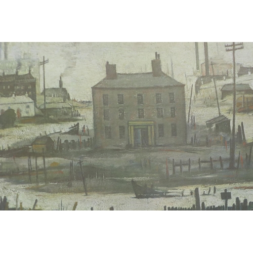 2069 - Lawrence Stephen Lowry (1887-1976): two open edition colour lithographs, An Island, 57 x 42 cm and A... 