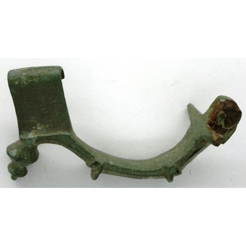 259 - 1st century Roman Germania arch fibula, L: 50 mm in excellent condition. P&P Group 0 (£5+VAT for the... 