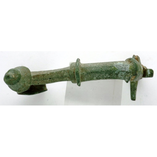 259 - 1st century Roman Germania arch fibula, L: 50 mm in excellent condition. P&P Group 0 (£5+VAT for the... 