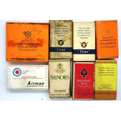 308 - Eight packs of 1950s and 1960s cigarettes. P&P Group 1 (£14+VAT for the first lot and £1+VAT for sub... 