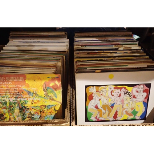 1309 - Two boxes of mixed LPs, mainly Classical. Not available for in-house P&P