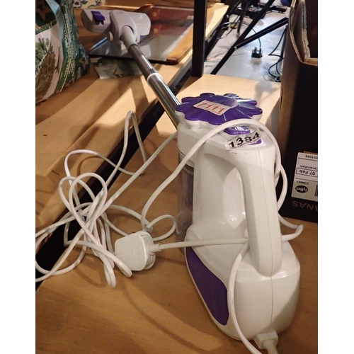 1384 - Corded vacuum cleaner, model WP526. Not available for in-house P&P
All electrical items in this lot ... 