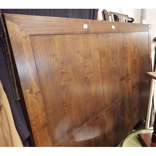 1503 - Mahogany headboard for Super King size bed, 193 x 160 cm H. Not available for in-house P&P