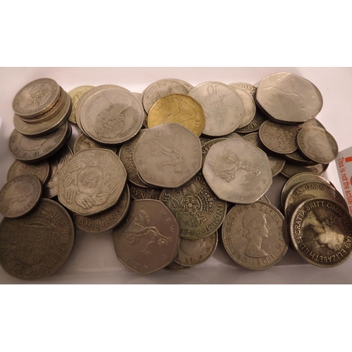 1112 - Mixed UK post 1946 coinage. P&P Group 1 (£14+VAT for the first lot and £1+VAT for subsequent lots)