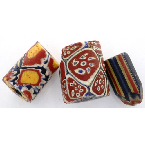 227 - Presumed Tibetan design ceremonial beads. P&P Group 0 (£5+VAT for the first lot and £1+VAT for subse... 