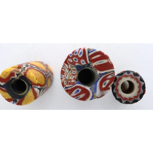 227 - Presumed Tibetan design ceremonial beads. P&P Group 0 (£5+VAT for the first lot and £1+VAT for subse... 