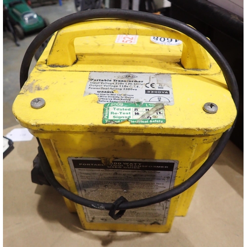 1608 - 230v portable transformer. Not available for in-house P&P