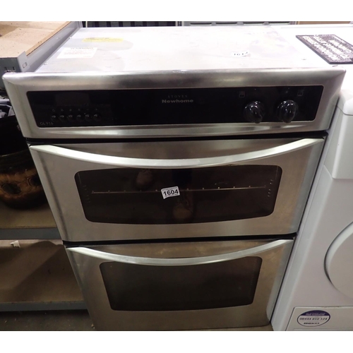 1614 - Stoves Newhome GL916 built in double oven, 54 x 54 x 86 cm. Not available for in-house P&P