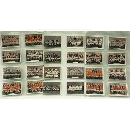 602 - Bucktrout & Co 1924 set of fifty cigarette cards, football teams. P&P Group 1 (£14+VAT for the first... 