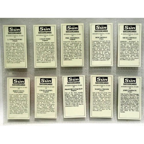 610 - Full set of 1000 The Sun 1978 World Cup cigarette cards. P&P Group 2 (£18+VAT for the first lot and ... 