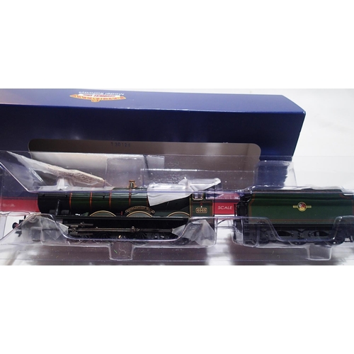 2087 - OO scale Bachmann 31782 modified hall class 6965 Thirlestaine Hall weathered, detail fitted, BR Gree... 