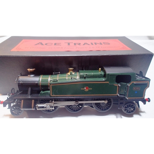 2106 - O gauge Ace Trains large Prairie tank BR Green, Late Crest 4160, in excellent condition, two chips o... 