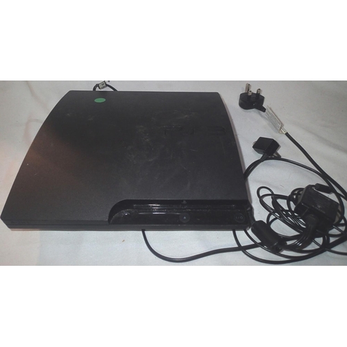 2192 - Sony PlayStation 3 console with power supply and ariel connection. P&P Group 2 (£18+VAT for the firs... 