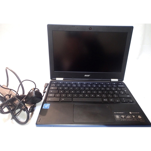 2196 - Acer Chromebook II netbook computer, model N15Q8, unlocked with charger. P&P Group 2 (£18+VAT for th... 