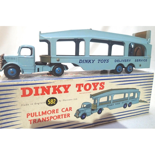 2209 - Dinky Toys 582 Pullmore Car Transporter in very good to excellent condition, minor chips, box is goo... 