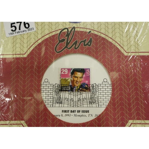 1140 - Elvis Presley first day covers and stamps. P&P Group 1 (£14+VAT for the first lot and £1+VAT for sub... 