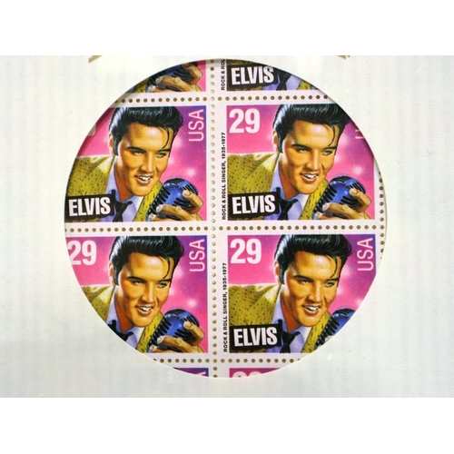 1140 - Elvis Presley first day covers and stamps. P&P Group 1 (£14+VAT for the first lot and £1+VAT for sub... 