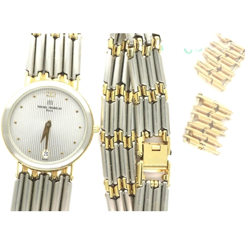 97 - Michel Herbelin boxed wristwatch set. P&P Group 1 (£14+VAT for the first lot and £1+VAT for subseque... 