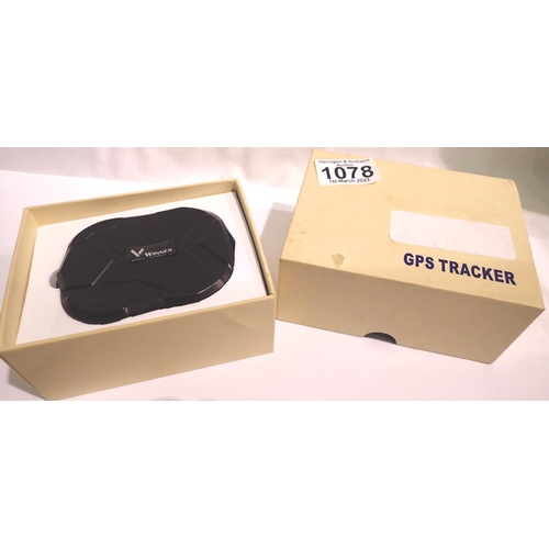 1078 - Winnes GPS tracker, boxed. P&P Group 1 (£14+VAT for the first lot and £1+VAT for subsequent lots)