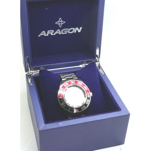 105 - Aragon: Dive Master automatic gents wristwatch with date aperture and subsidiary dial on a stainless... 