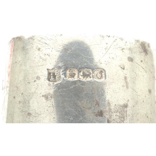 119 - Hallmarked silver napkin ring, Sheffield assay, 32g. P&P Group 1 (£14+VAT for the first lot and £1+V... 