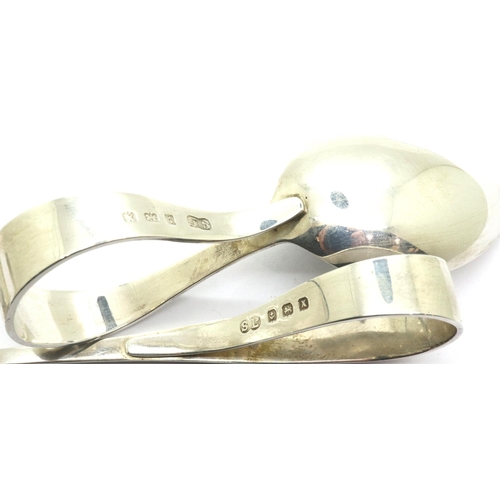 126 - Hallmarked silver boxed Christening set, Birmingham assay, combined 37g. P&P Group 1 (£14+VAT for th... 