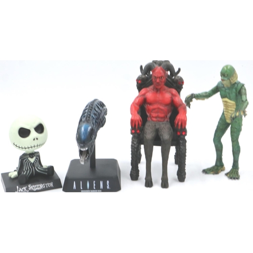 169 - Collectors figures, mainly horror genre, including the creature from the Black lagoon, Alien etc. P&... 