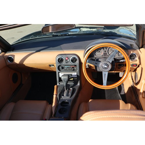 2 - Mazda Eunos Roadster (MX5) Mark 1,1991. Automatic, Mileage 179,209 km (approx 111,355 miles), black ... 