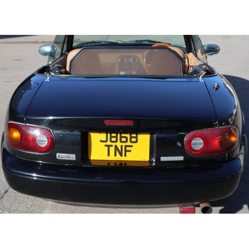 2 - Mazda Eunos Roadster (MX5) Mark 1,1991. Automatic, Mileage 179,209 km (approx 111,355 miles), black ... 