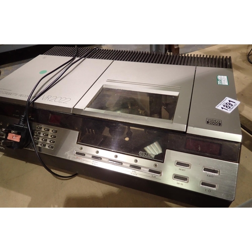 1891 - Picture search Philips video cassette recorder VR2022. All electrical items in this lot have been PA... 