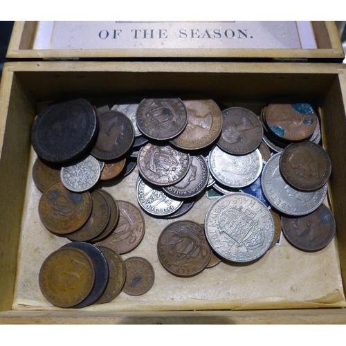 1072A - Mixed UK and world coins including silver. P&P Group 2 (£18+VAT for the first lot and £3+VAT for sub... 