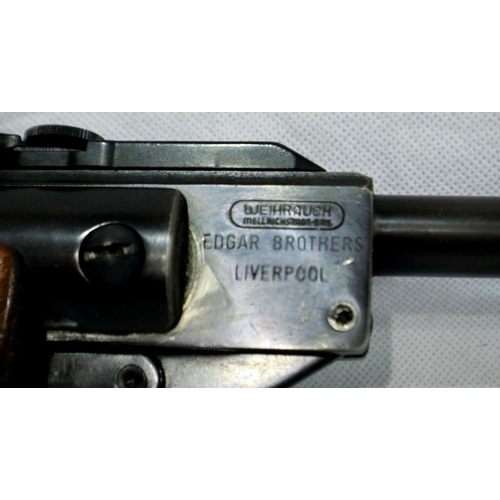 2007 - Weirauch HW35 .22 air rifle. P&P Group 3 (£25+VAT for the first lot and £5+VAT for subsequent lots)